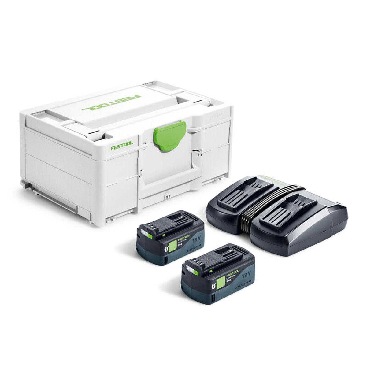 Batterie et chargeur Festool Energy Set SYS 18 V 2 x 5,0/TCL 6 DUO