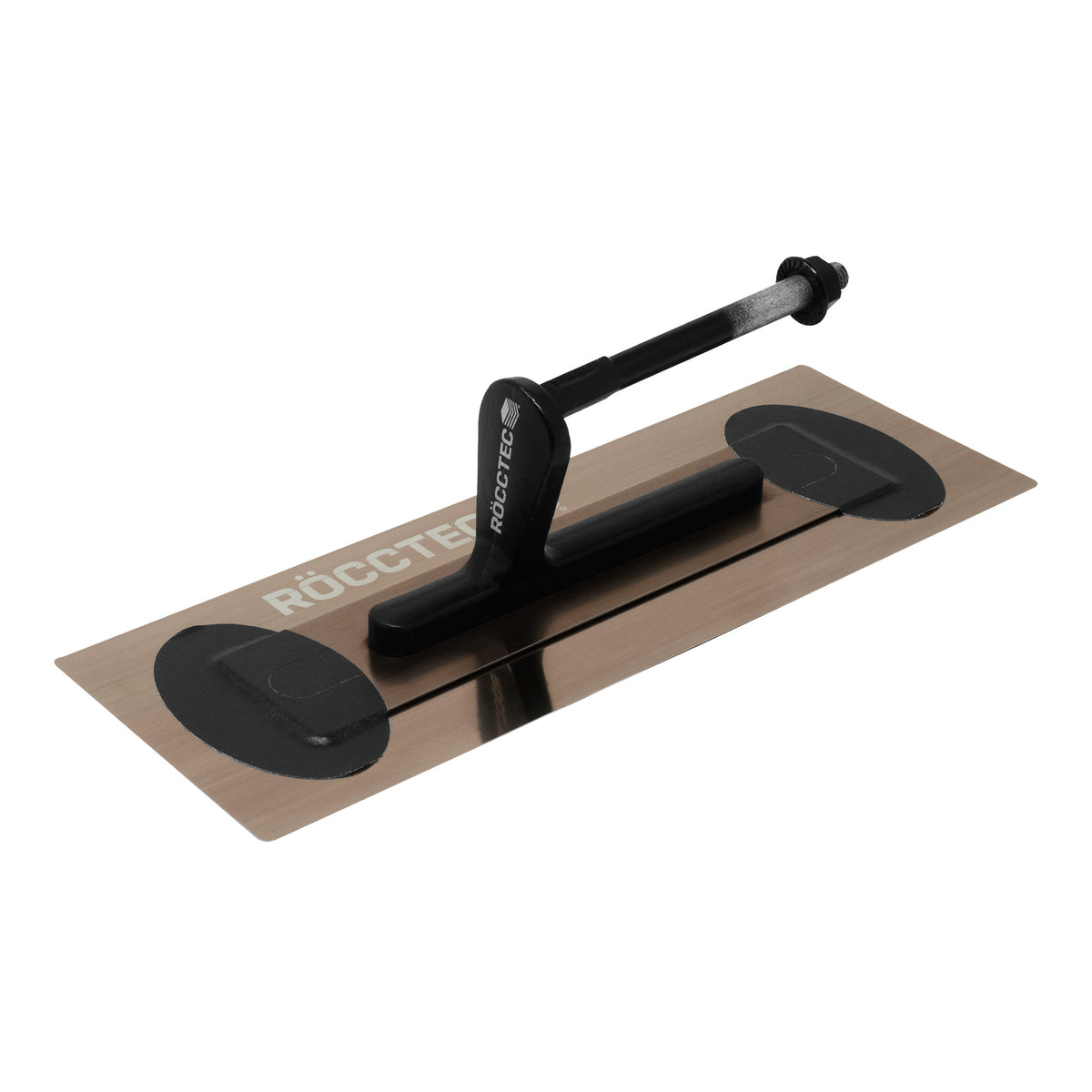 RoccTec Super Flex Premium Gold Stainless Steel Trowel - 100mm Wide - Choose Your Handle