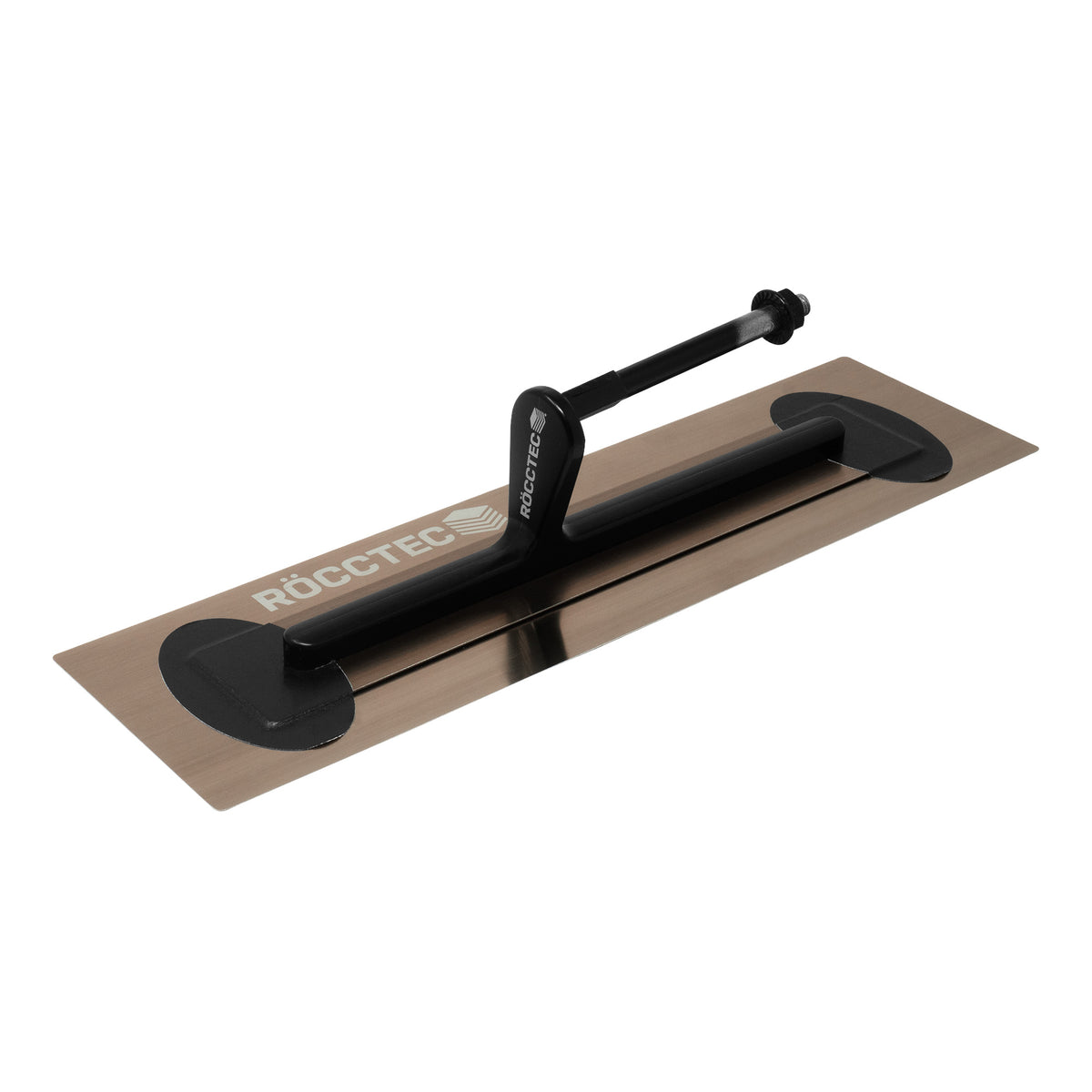 RoccTec Super Flex Premium Gold Stainless Steel Trowel - 100mm Wide - Choose Your Handle