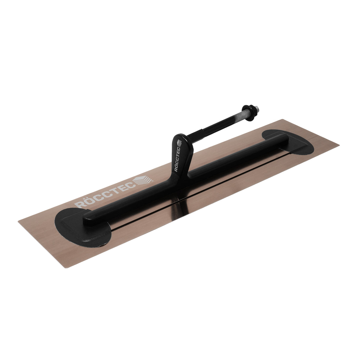 RoccTec Super Flex Premium Gold Stainless Steel Trowel - 100mm Wide - Choose Your Handle
