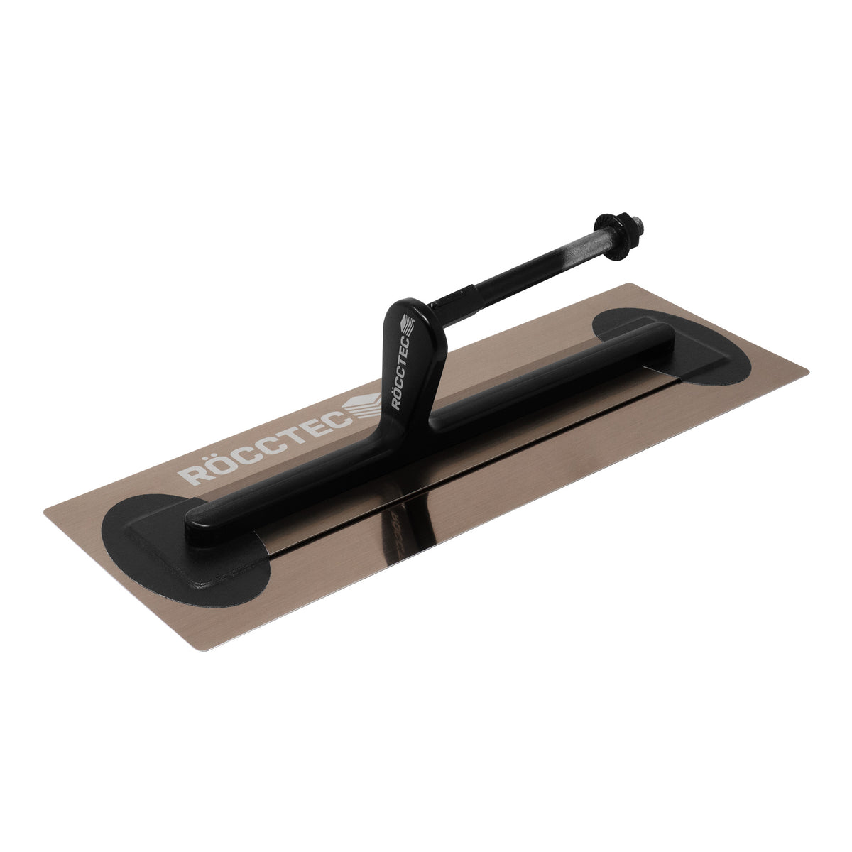 RoccTec Super Flex Premium Gold Stainless Steel Trowel - 110mm Wide - Choose Your Handle