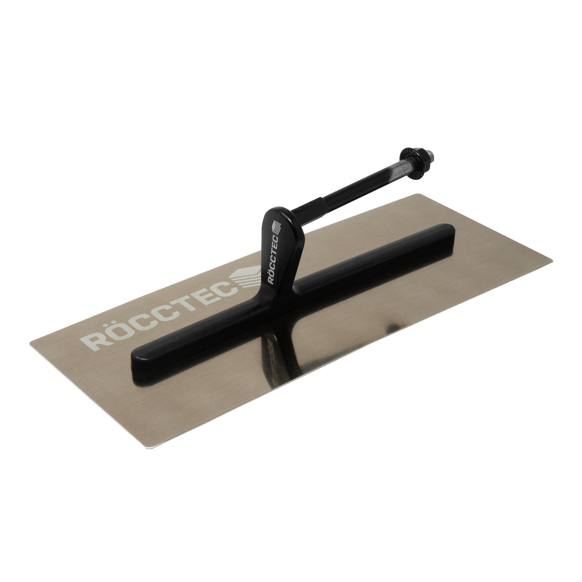 RoccTec Premium Gold Stainless Steel Curved Trowel - Choose Your Handle