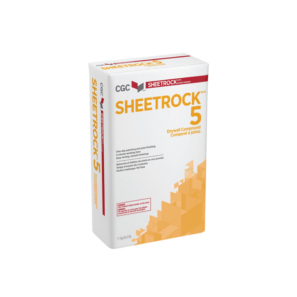 CGC Sheetrock 5 All Purpose Setting-Type Drywall Compound (11 kg Bag)
