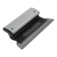 10-inch Columbia Fat Boy Smoothing Blade with a stainless steel blade featuring rounded edges and a black and grey plastic body