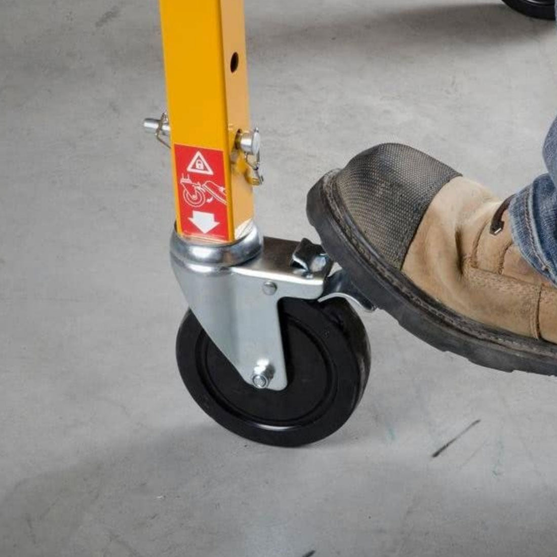 Metaltech 5" Casters with Locking Pin for Jobsite Series Baker Scaffold