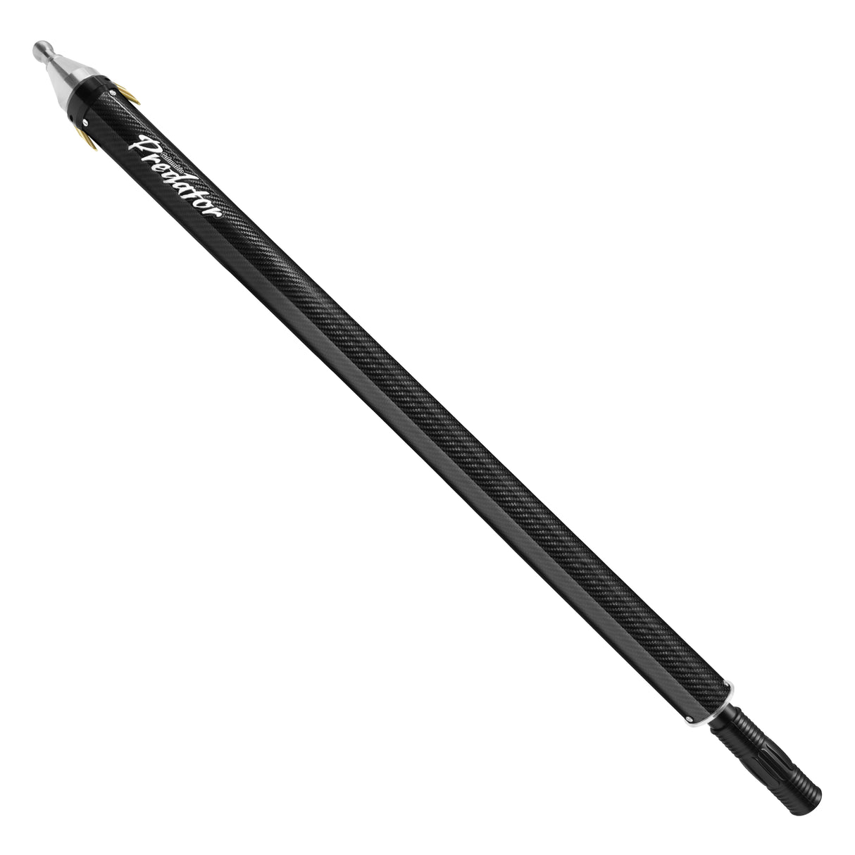 42-inch Columbia Predator Cam Lock Tube with black carbon fiber body and aluminum components