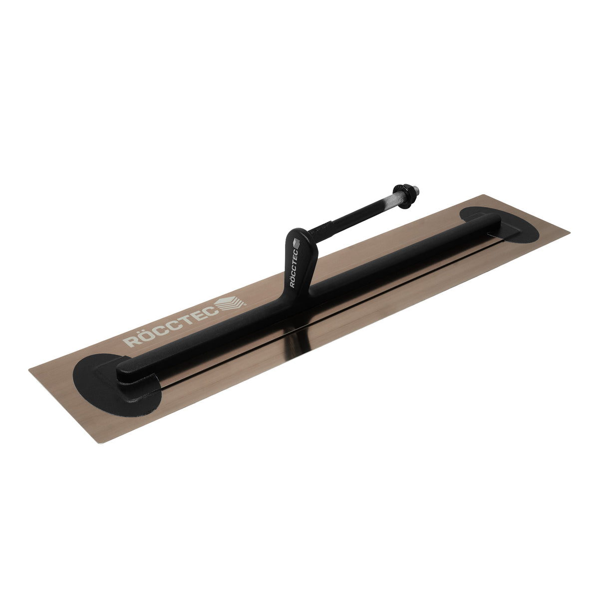 RoccTec Super Flex Premium Gold Stainless Steel Trowel - 100mm Wide - Choose Your Handle