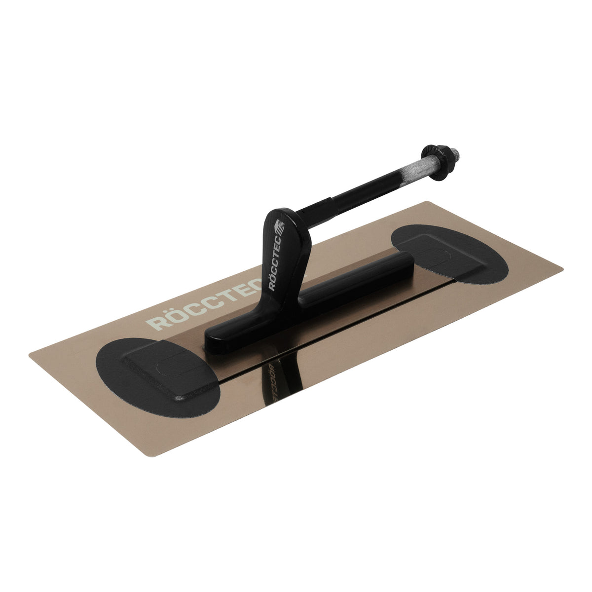 RoccTec Super Flex Premium Gold Stainless Steel Trowel - 110mm Wide - Choose Your Handle