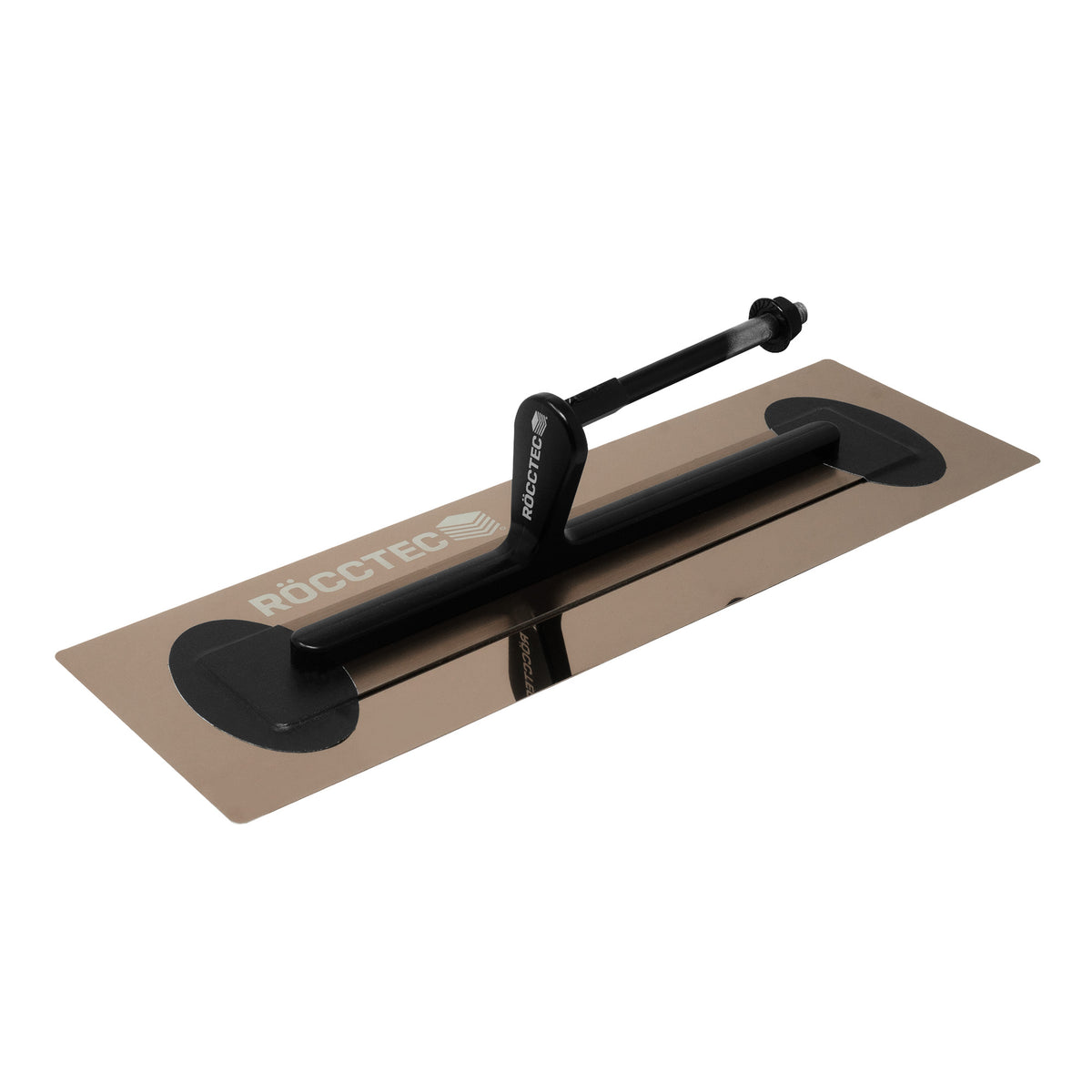RoccTec Super Flex Premium Gold Stainless Steel Trowel - 110mm Wide - Choose Your Handle