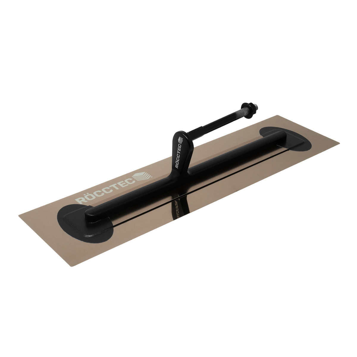 RoccTec Super Flex Premium Gold Stainless Steel Trowel - 110mm Wide - Choose Your Handle