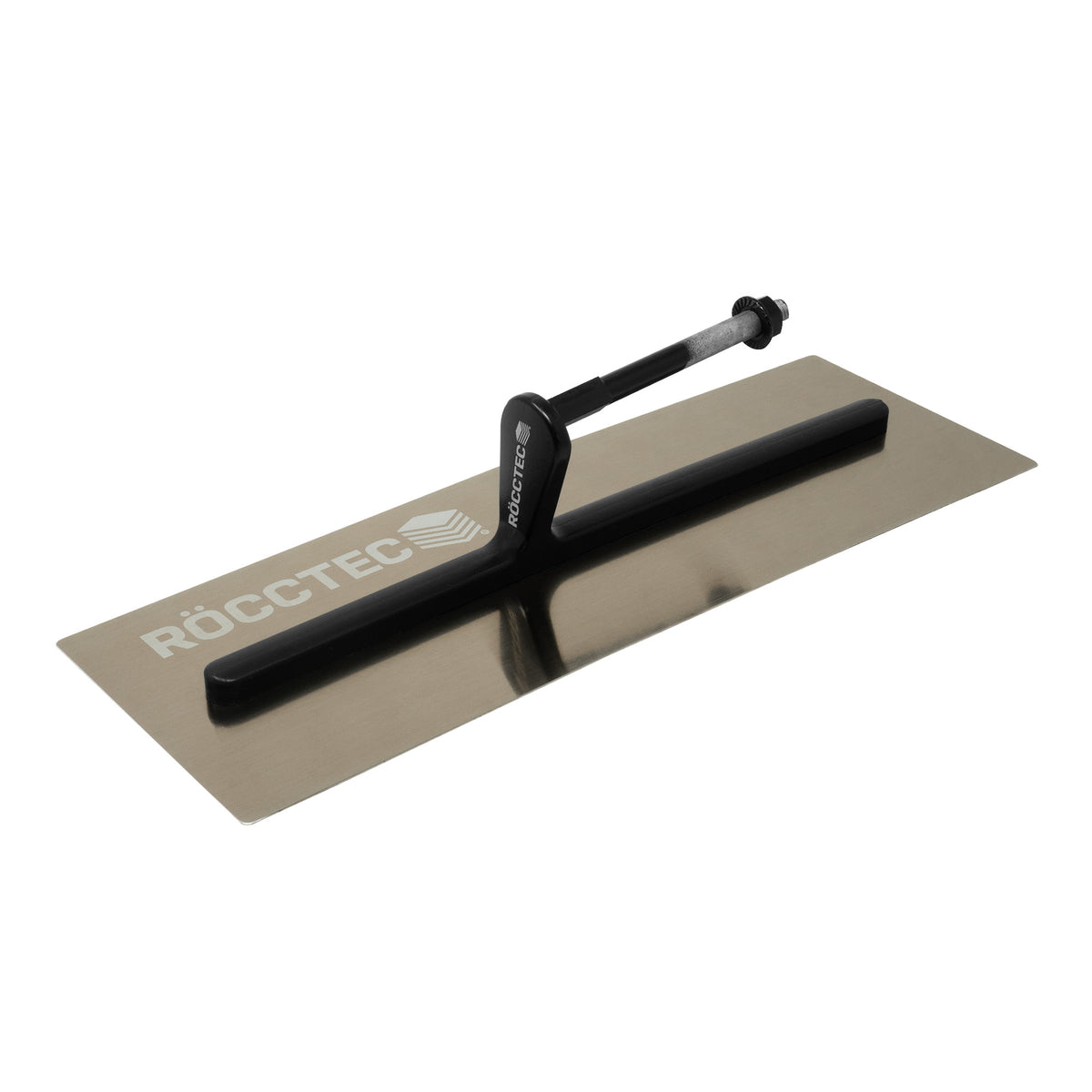 RoccTec Premium Gold Stainless Steel Curved Trowel - Choose Your Handle