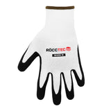 RoccTec PowerGrip Multi-Purpose Drywall Safety Gloves - White