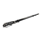 Full side view of the Columbia 6 ft Tall Boy Predator Taper with a carbon fiber body, steel blades, and steel components