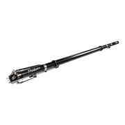 Full side view of the Columbia 6 ft Tall Boy Predator Taper with a carbon fiber body, steel blades, and steel components