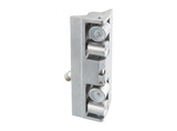 TapeTech 15TTE Inside Corner Roller with grey body, stainless steel wheels, and threaded handle, quarter view