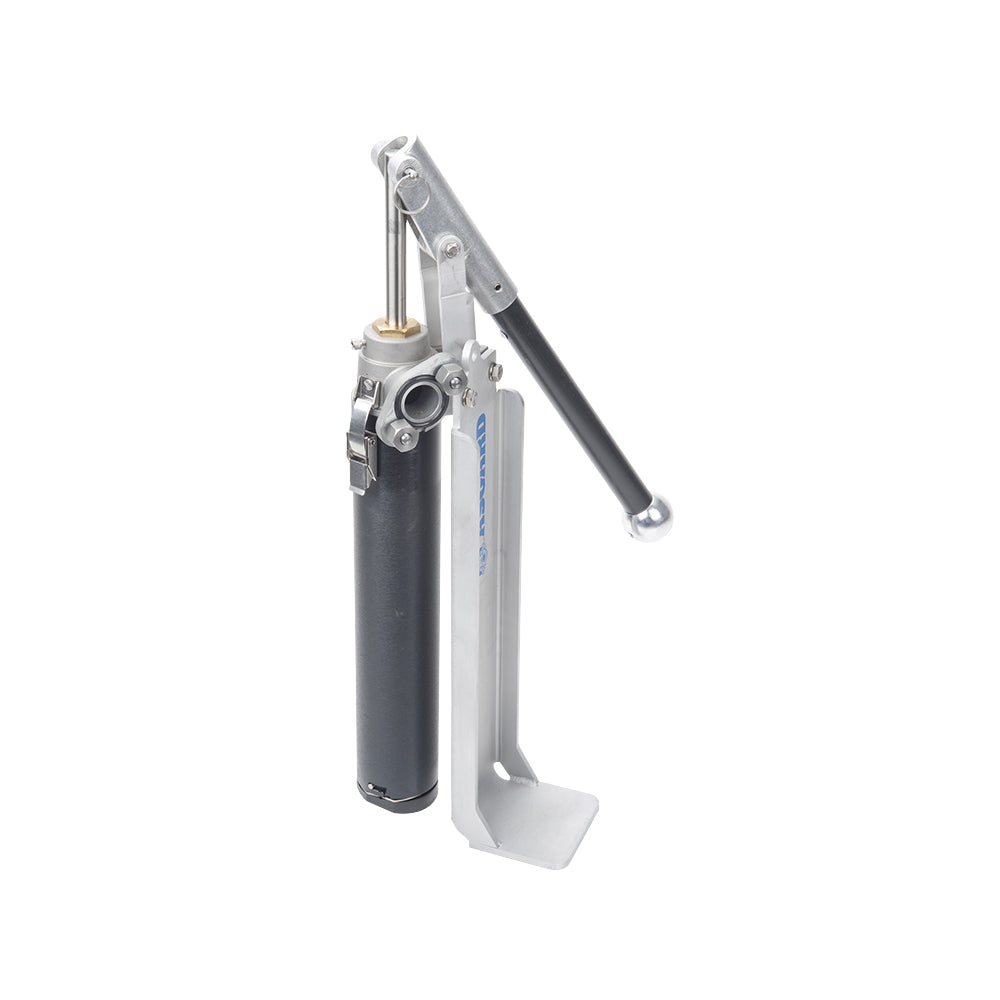 Asgard Loading Pump with black tube, black pump and grey components, quarter view