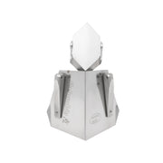 2.5-inch Columbia Combo Flusher made from aluminum with steel components and a white plastic wheel, front view