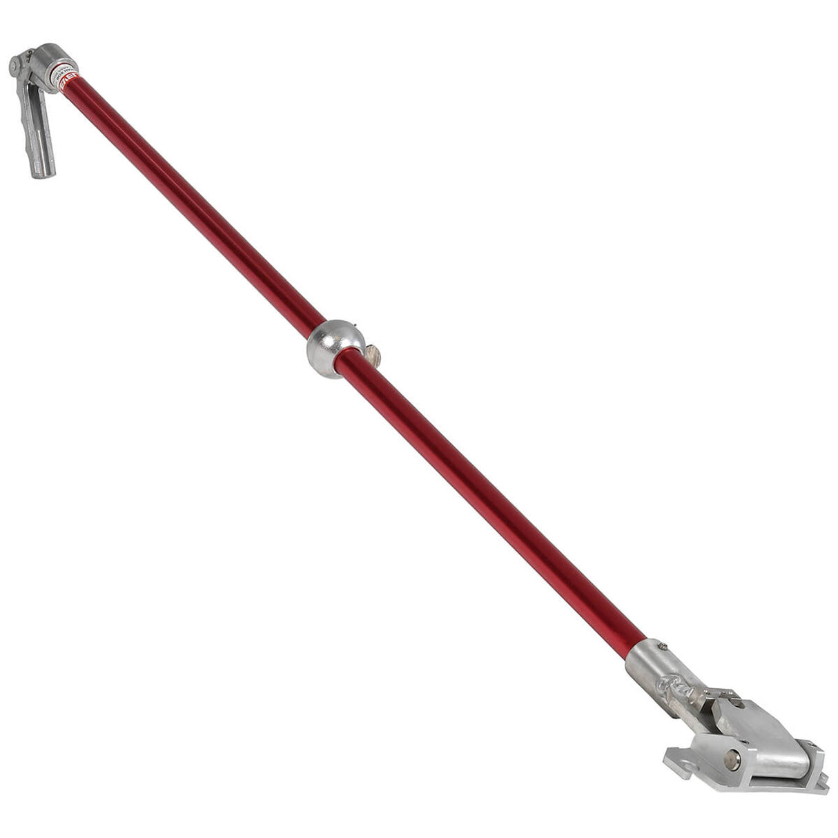 42-inch Level 5 Fixed Length Flat Box Handle with a red aluminum tube and stainless steel brake lever and handle head
