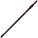 Level 5 Fixed Accessory handle made of solid aluminum, with red finish and corner roller head