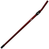 Level 5 Fixed Accessory handle made of solid aluminum, with red finish and corner applicator head