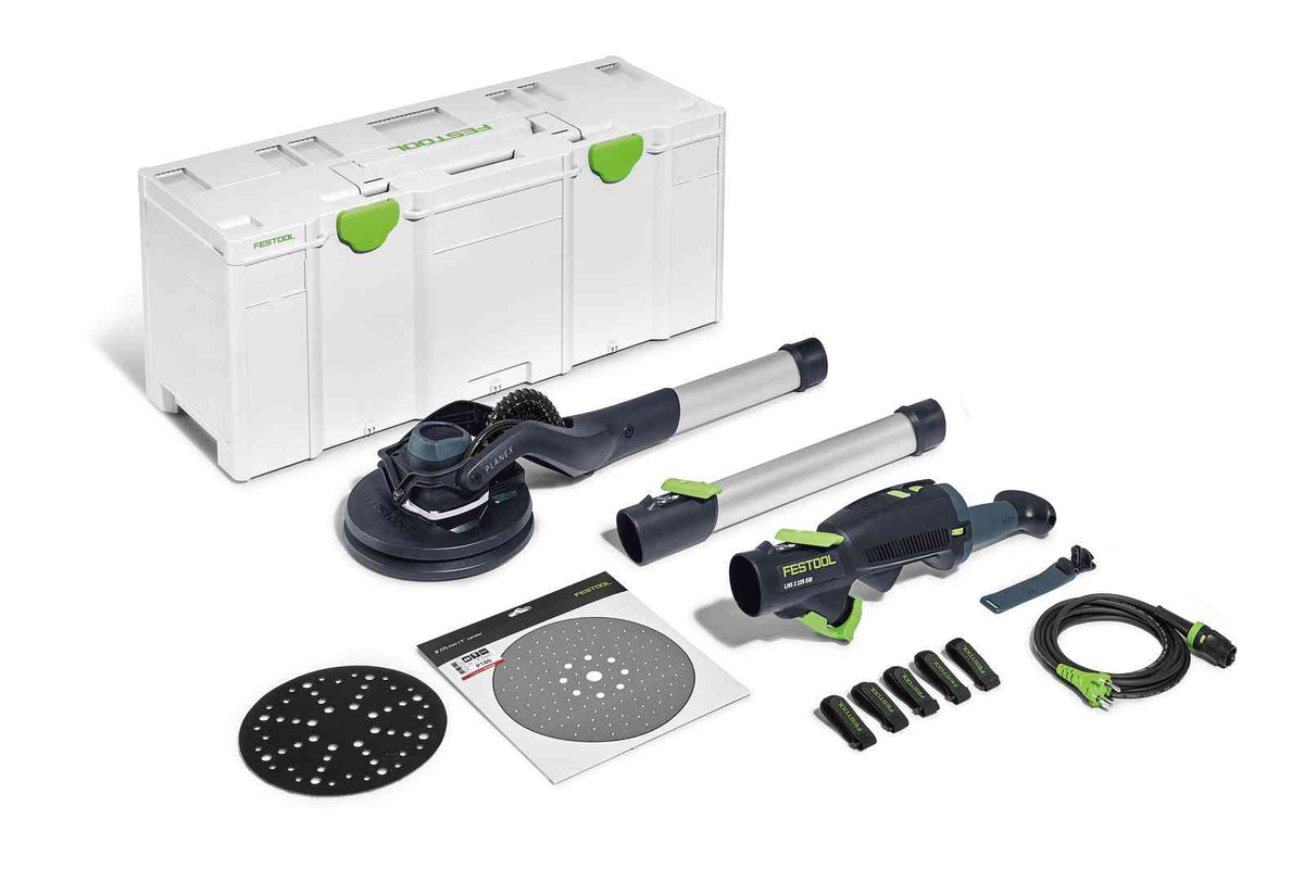 Ponceuse murale Festool Planex 2.0 LHS 225 EQI-Plus & Aspirateur CT 36 EI AC avec kit de démarrage abrasifs ***PRÉCOMMANDE***