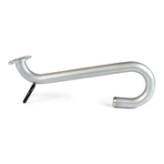 Steel Columbia Gooseneck adaptor with black rubber sleeves on automatic taper holder