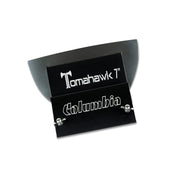 7-inch Columbia Tomahawk Smoothing Blade with a stainless steel blade featuring rounded edges and a black plastic body